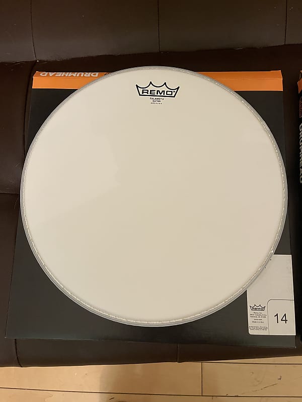 4 pieces of Remo falams ii Marching snare drum head Reverb