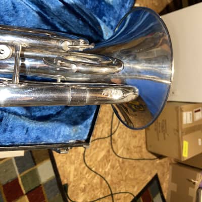Yamaha YHR-302MS Marching Bb French Horn - Silver-Plated image 8