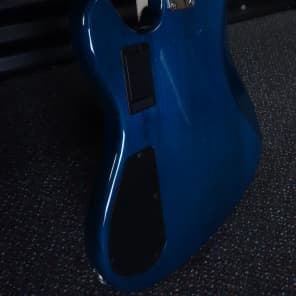 Cort GB74JJ 4 String Bass Guitar Aqua Blue image 5