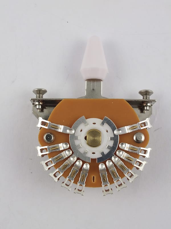 5 Way Super Switch 4 Pole Double Wafer Oak Grigsby Reverb España