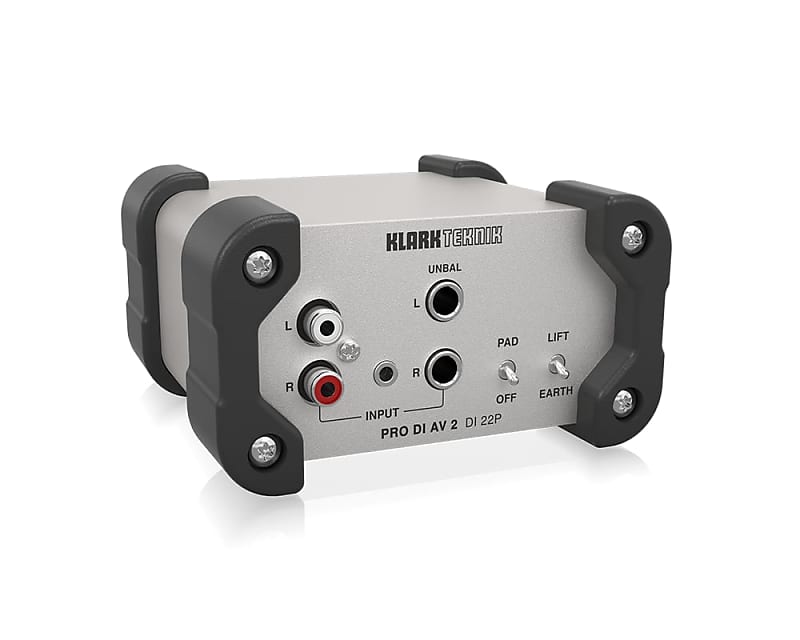 Klark Teknik PRO DI AV 2 DI 22P Passive Stereo DI Box | Reverb