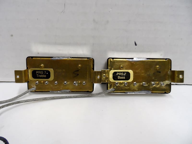 Rare 2000 Pair PRS Paul Reed Smith #7 7 USA Humbucker Pickup Set Treble  Bridge Neck Bass Singlecut