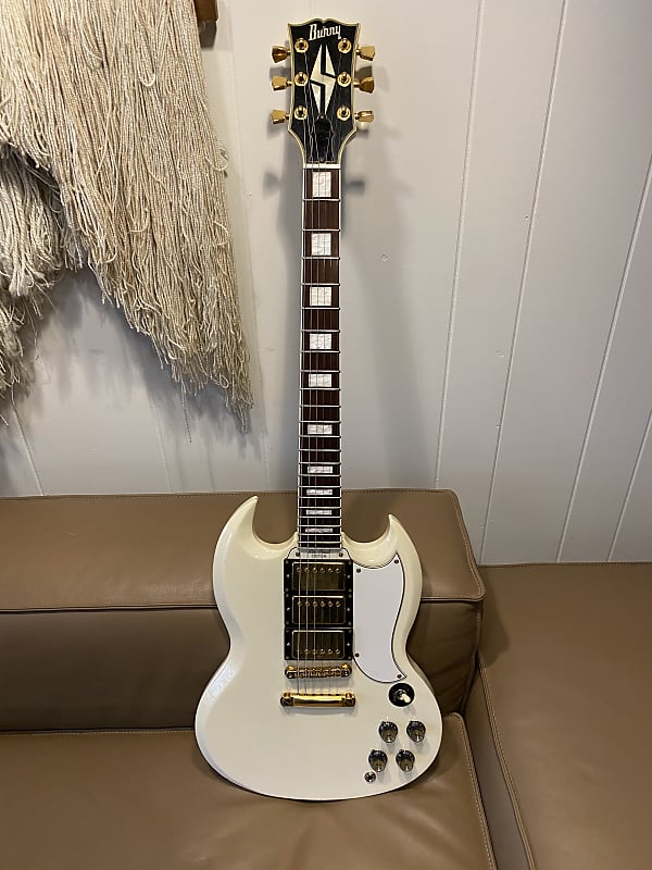 Burny SG Custom RSG-70 1980's Cream | Reverb