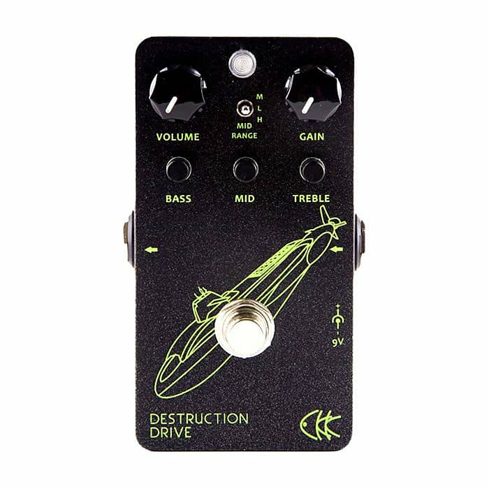 CKK Electronic Destruction Drive High Gain Distortion Pedal