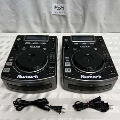 Numark NDX200 Tabletop CD Players #0034 Good Used Working Condition Sold As A Pair image 1