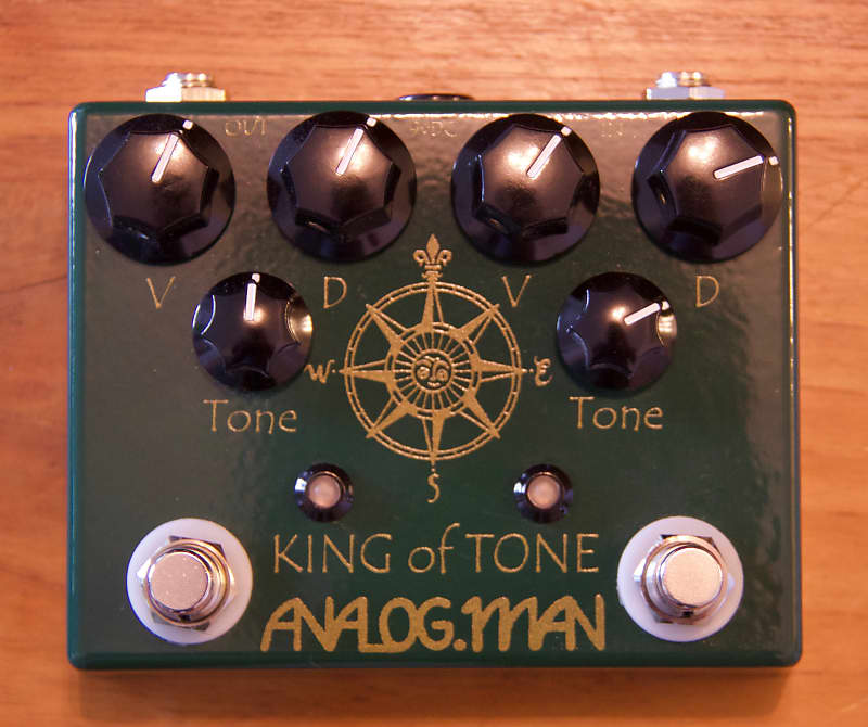 Analogman King of Tone V4 2019 Green/Gold | Reverb