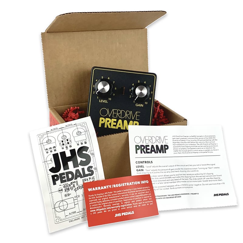 JHS Pedals Overdrive Preamp - New In Box - Authorized Dealer JHS Pedals Overdrive Preamp - New In Box - Authorized Dealer