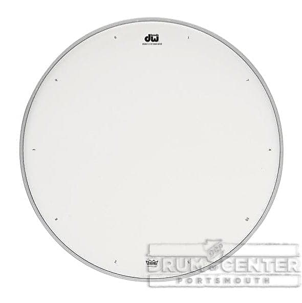 DW Tom Heads: 14" Double A Coated Snare Drum Head image 1