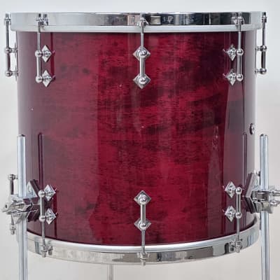 Craviotto 22/10/12/14/16/6.5x14" Solid Maple 2021 Drum Set - Red Stained Maple Gloss Lacquer image 23