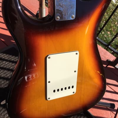 1982 Fender "Dan Smith" Stratocaster Sunburst -  3-Knob, 2 Pickguards, < 7 lbs image 6