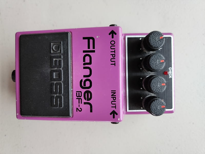 Boss BF-2, Flanger, Black Label, Made in Japan, Vintage