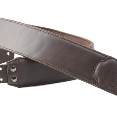 RightOn! Leathercraft Vintage Brown Guitar Strap image 1