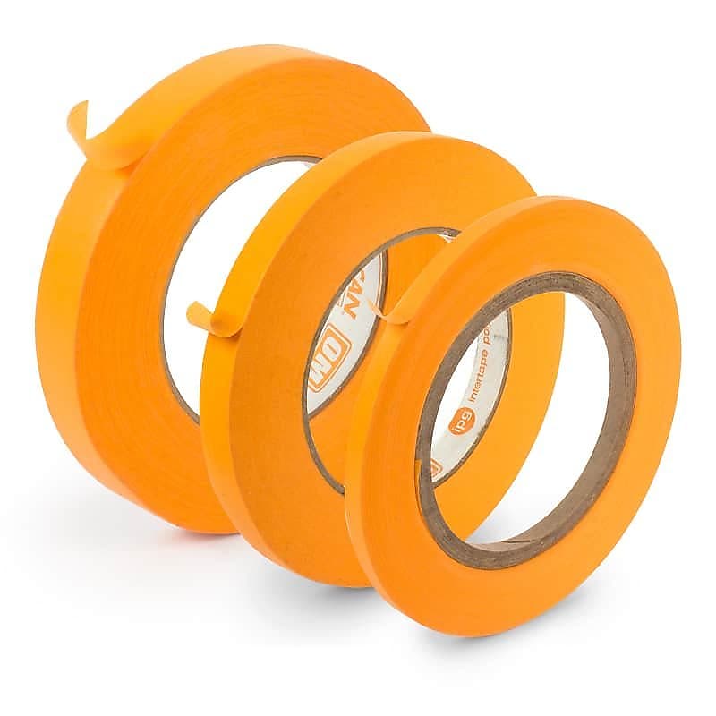 StewMac Orange Multi-Purpose Tape, Set of 3