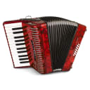 Hohner Hohnica 1303-RED 12 Bass Entry Level Piano Accordion - Red