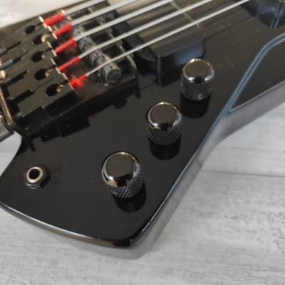 1990's Yamaha BX-5 Headless 5-String Neckthrough Bass (Black