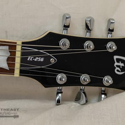 ESP/LTD EC-256FM Electric Guitar - See Thru Purple Sunburst image 5