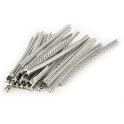 NEW Hosco 24 pcs Pre-Cut MEDIUM Guitar Fret Wire STAINLESS STEEL, Made in Japan image 1