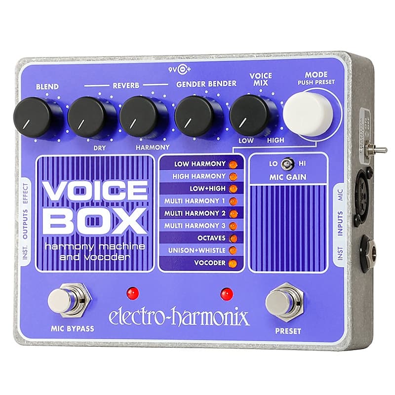 New Electro-Harmonix EHX Voice Box Vocal Harmony Machine Vocoder Effects Pedal! image 1
