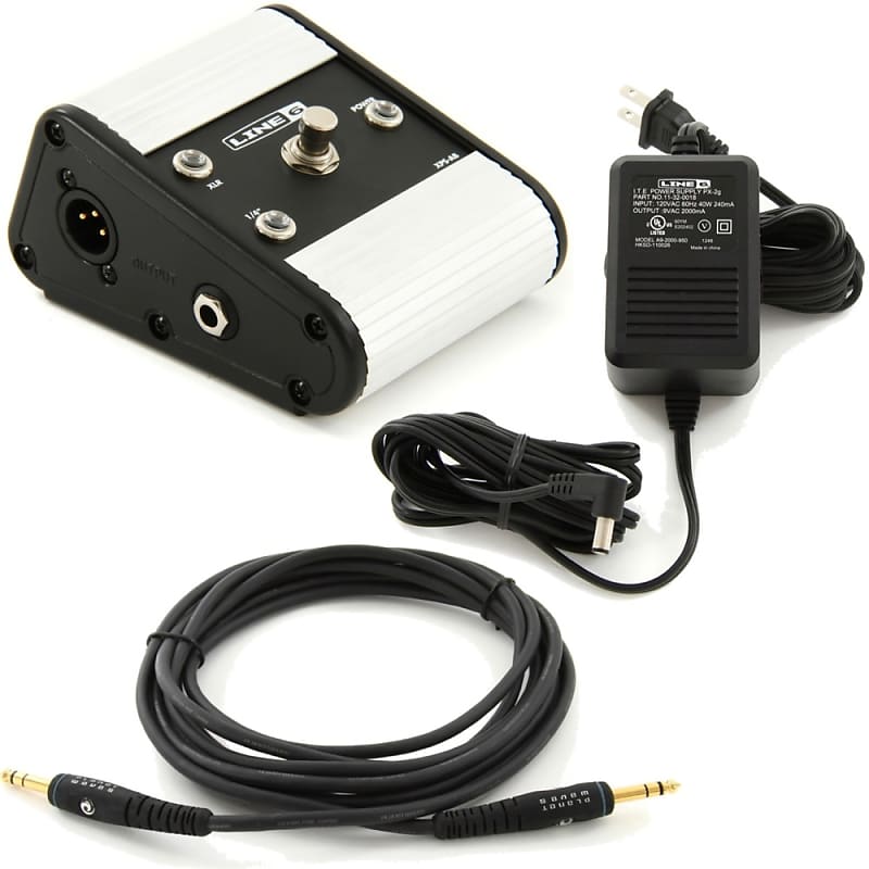 Line 6 Variax Cabled Power Kit for Variax & JTV Guitars with XPS A/B Box,  15' Planet Waves TRS Cable