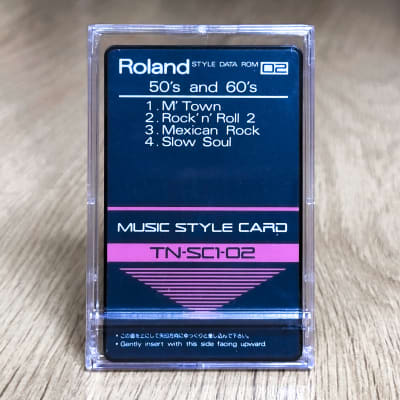 Roland Music Style Card // TN-SC1-02 // 50’s and 60’s