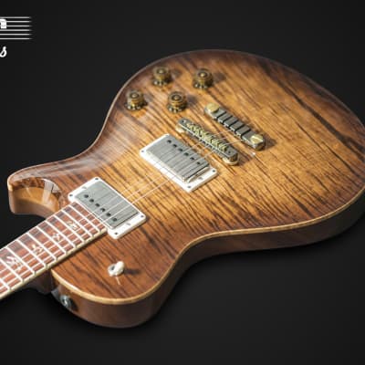 2018 PRS McCarty Singlecut 594 Wood Library Copperhead Smoked Burst One Piece Private Stock FM Top image 4