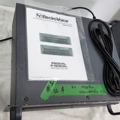 Electro/Voice (Dynacord) P-900 Power Amp 2 x 450 Watts 4Ω, Precision Series Power Amplifier ,In good condition, Made in Germany image 4