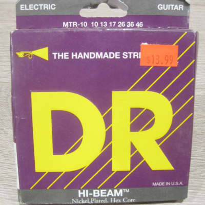 DR MTR-10 Hi-Beam Nickel Plated Hex Core 10-46 Electric Guitar Strings MTR10 image 1