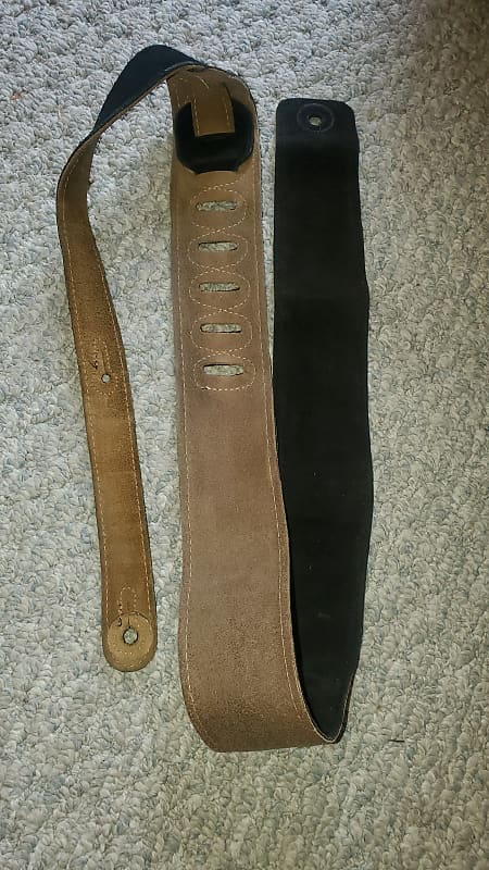 Levi's Leather guitar strap 51 inch long x 2.5 inch | Reverb