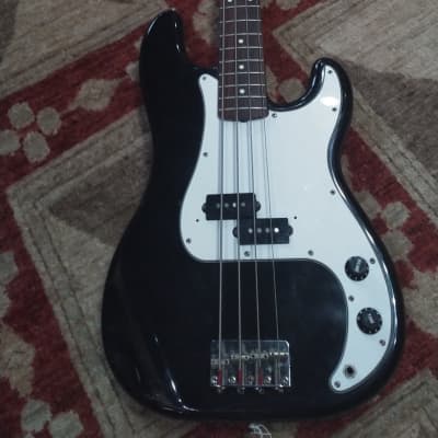 Fender  Precision Bass 1986 Black With White Pickguard image 1