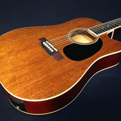 Haze F631BCEQMS Thin Body Acoustic Guitar, EQ, Cutaway + Free Gig Bag, Picks image 12