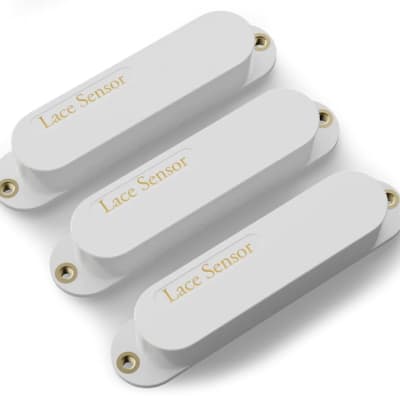 LACE Sensor Gold Single Coil Pickups (3 Pack) - White image 3