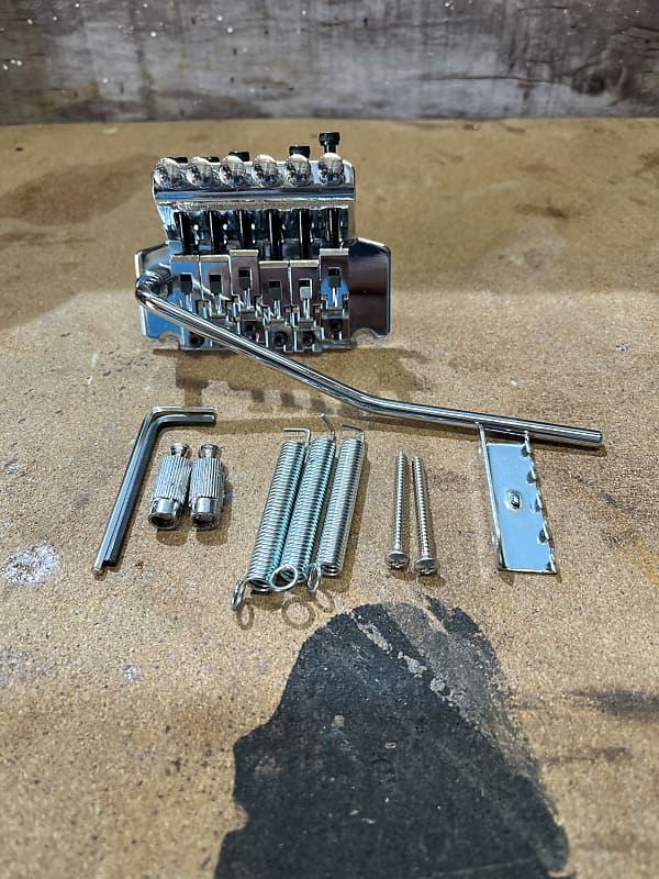 Floyd Rose Tremolo System Floyd Rose Tremolo System - Chrome | Reverb