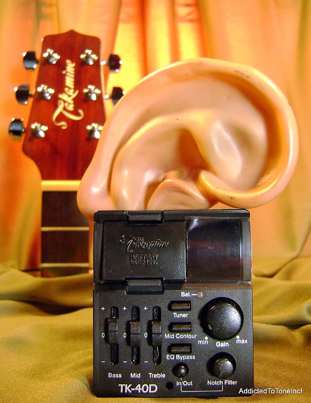 Takamine TK-40D DUAL INPUT MODEL G Series Preamp with Built