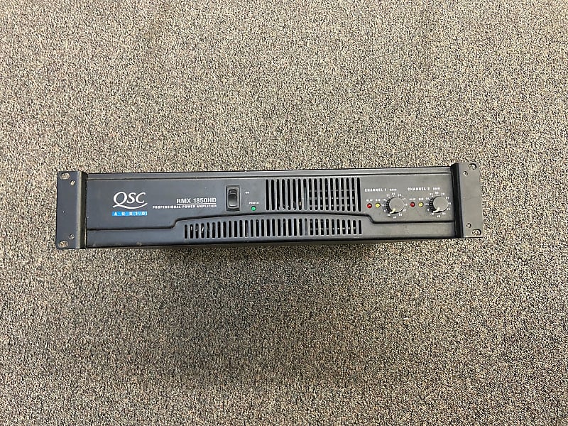 希少 QCS RMX 1850HD 業務用 2ch パワーアンプ QSC Professional Power Amplifiers RMX1850HD 業務用 2ch
