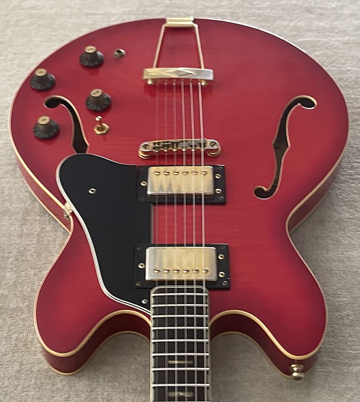 Vintage 1970's PAN PH-35 Electric Hollowbody Guitar ES-335