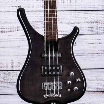 Warwick RockBass Infinity Bass Guitar | 4 String | Nirvana Black Transparent for sale