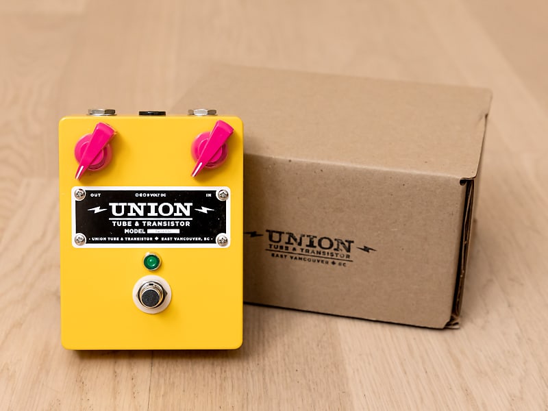 Union Tube u0026 Transistor Swindle Distortion Guitar Effects Pedal | Reverb