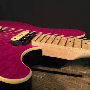 Sterling by Music Man AX-40 Transparent Purple | Reverb