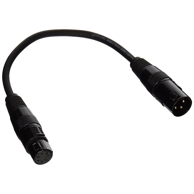 Connection cable with XLR 3P FEMALE / JACK 6.35 MALE