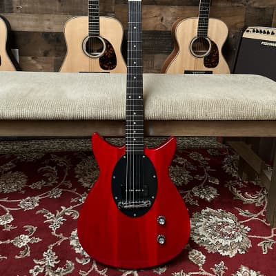 Rivolta Guitars Duocata Jr Rosso Red Electric Guitars with Rivolta Premium Soft Case image 3
