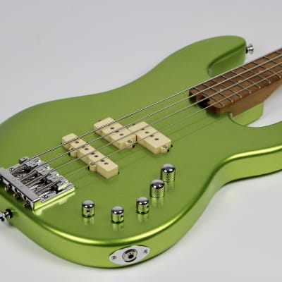 Charvel Pro-Mod San Dimas Bass PJ IV Lime Green Metallic 2022 (2965068518) image 3