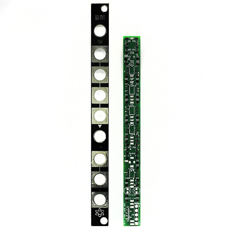 Synthrotek 2HP Buff Mult PCB and Panel - Buffered Multiple Eurorack Module PCB Set image 1