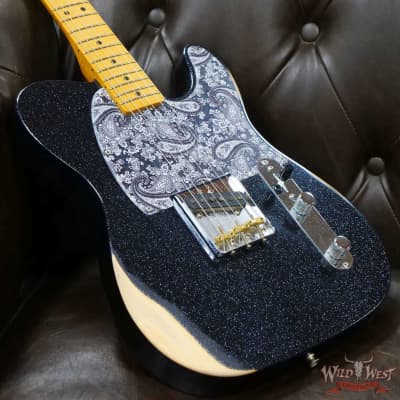 Fender Brad Paisley Esquire Road Worn Black Sparkle 5 LBS 14 OZ image 8