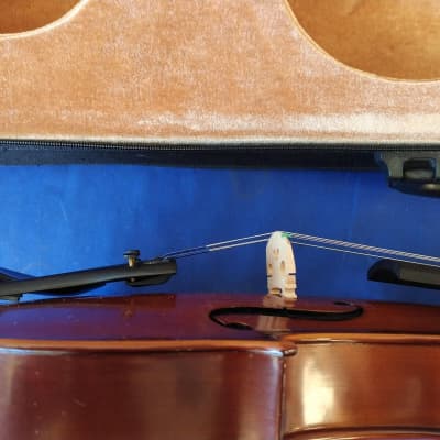 Borg Model MCV41 4/4 Full-Size Violin with Bow and Case Recently Serviced image 12