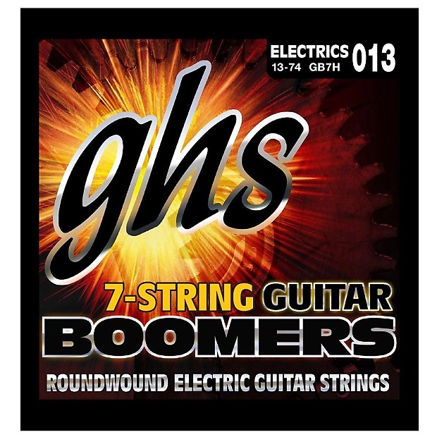 GHS GB7H Boomers 7-String Electric Guitar Strings - Heavy (13-74) image 1