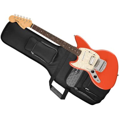 Kurt Cobain Jag-Stang LH Fiesta Red + Housse Fender image 1