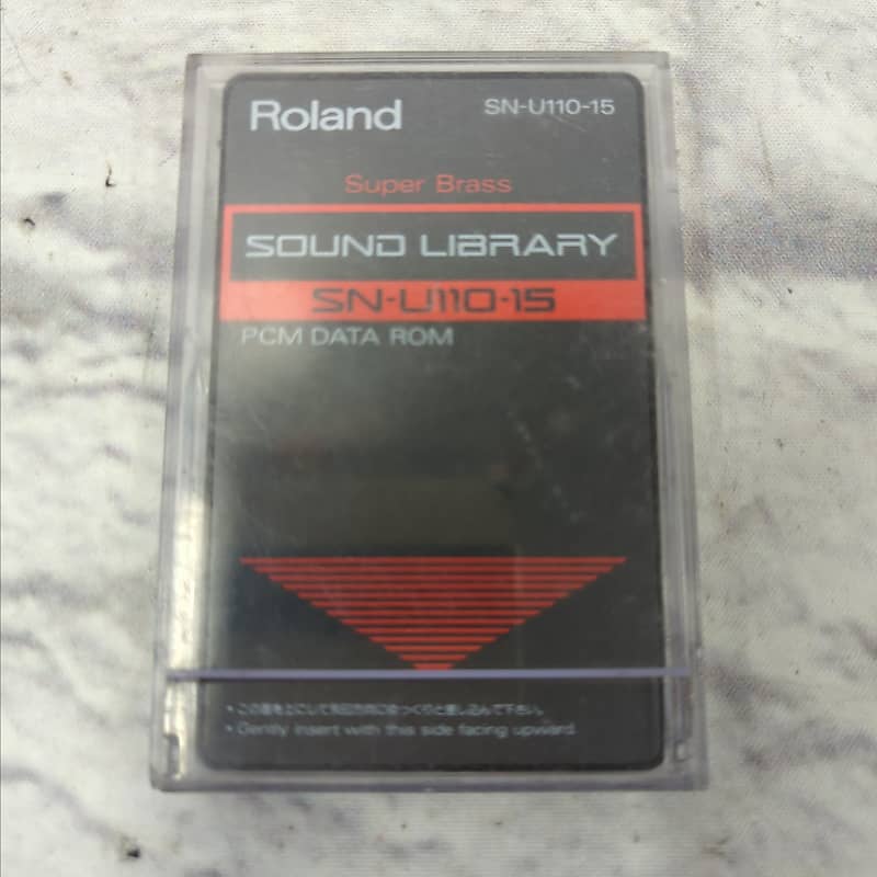 Roland SN-U110-15 Super Brass Sound Library PCM Data ROM Card for