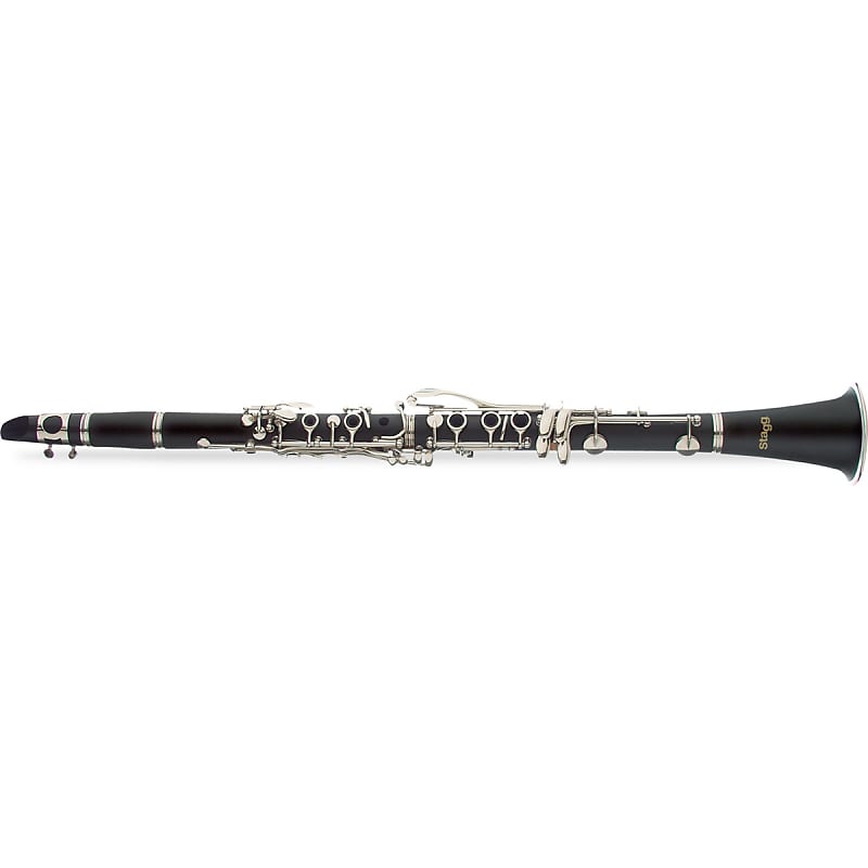 Stagg WS-CL210 Bb Clarinet w/ Case, 17 Solid Metal Nickel Plated Keys, 6 Rings image 1