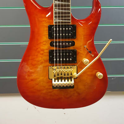 Raven West Guitars S-Style Quilted Cherry Sunburst Electric Guitar image 2