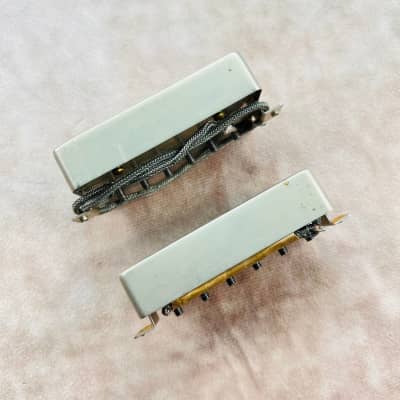 Tom Holmes H450 H455 Humbucker Set Potted- Aged Nickel image 4